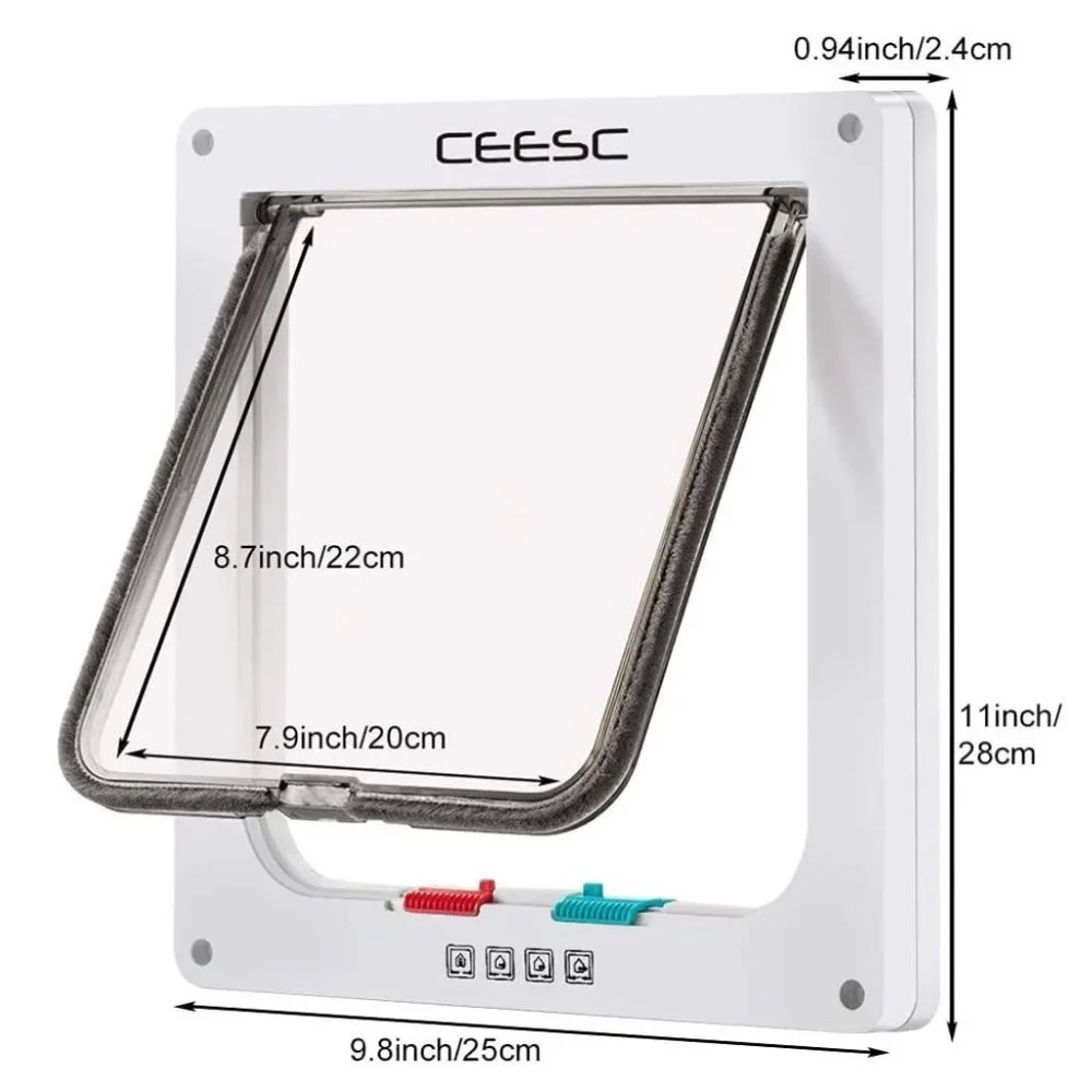 CEESC MAGNETIC PET DOOR FOR CATS & DOGS